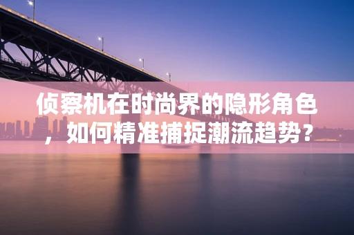 侦察机在时尚界的隐形角色，如何精准捕捉潮流趋势？