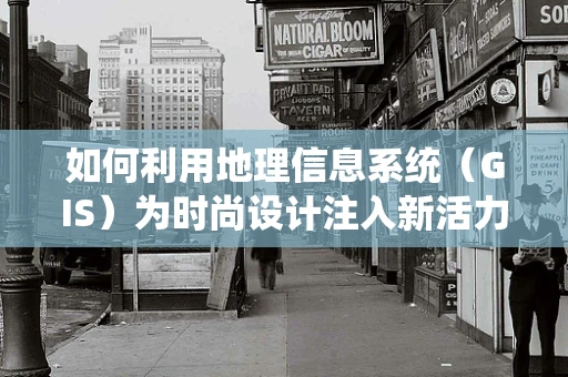 如何利用地理信息系统（GIS）为时尚设计注入新活力？